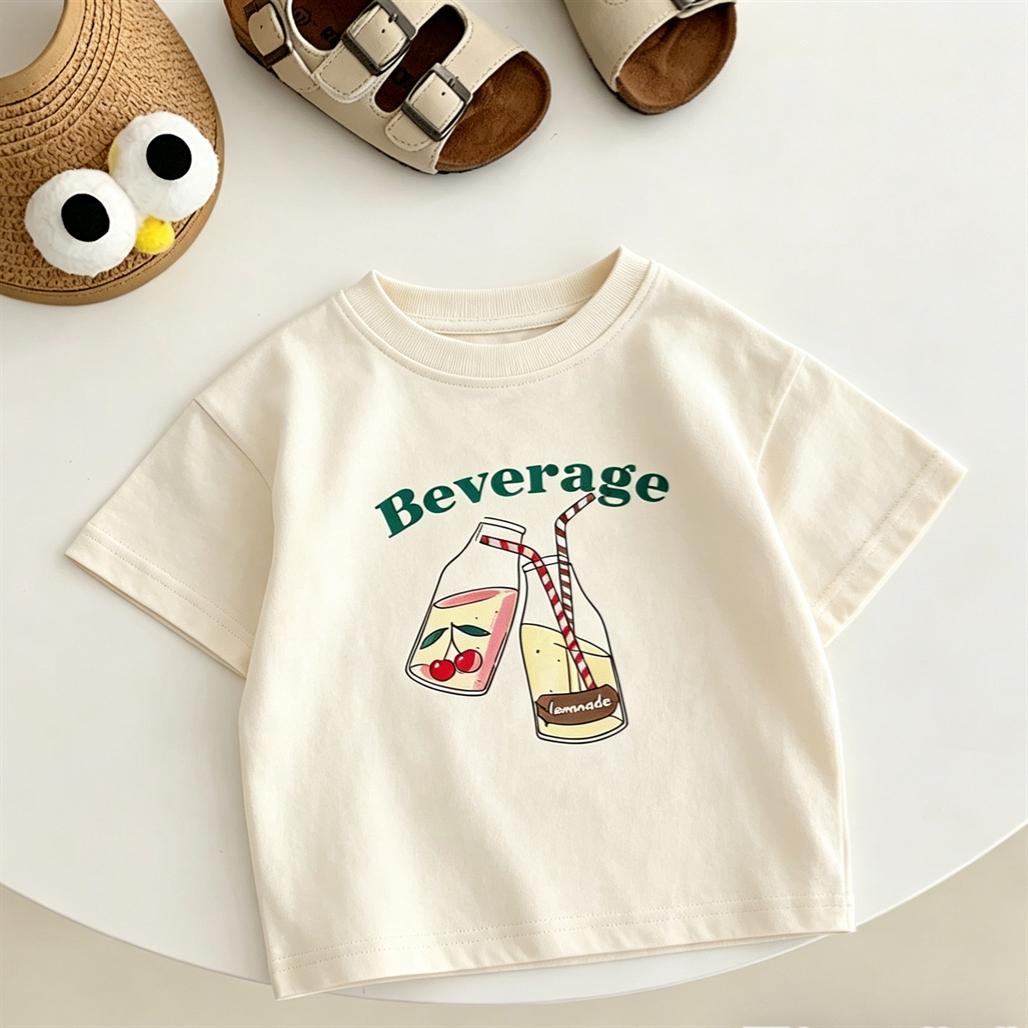 

Cartoon T-shirt New Short-sleeve Top Round-neck Basic Shirt Loose Casual Summer Clothing Children s Print 100