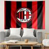 AC Milan Print Tapestry, Backdrop, Easy Setup, Ideal for Bedroom, Office & Living Room, with Aesthetic Wall Hanging Decor.