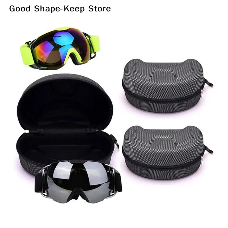 EVA Portable Protection Carrying Case Ski Snowboard Goggles Box Hard Water Resistant Shockproof Shell Ski Accessories