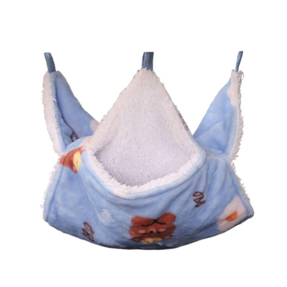 Flannel Winter Hamster Hammock Comfortable Hamster Hanging Cage  Pet Cage