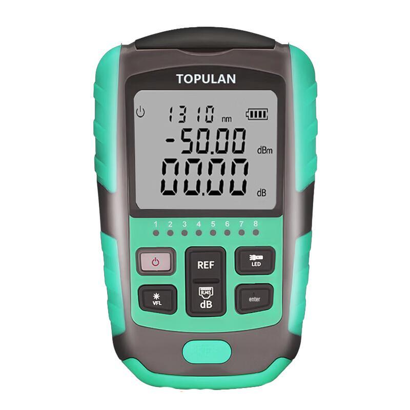 Rechargeable Fiber Optic Power Meter with VFL