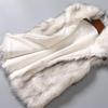 Winter Damen Weste Mantel Wollweste Kunstpelzweste Stehkragen Kunstpelzmantel Weste Jacke Outdoor Winddichter Mantel