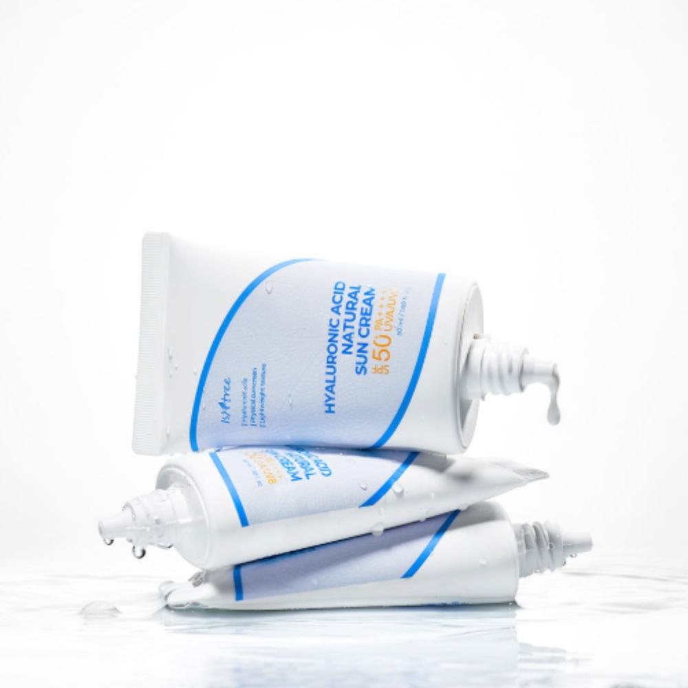 

Isntree Hyaluronic Acid Natural Sun Cream 50мл Увлажняющий минеральный солнцезащитный крем SPF50+ PA++++