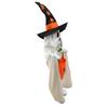 Halloween Trick or Treat Ghost Decoration Light Up White Ghost with Candy Bucket 3ft Front Porch Standing Ghost for Outdoor Yard Lawn Decor