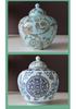 European Style Hand-Painted Ceramic Storage Jar for Living Room Décor