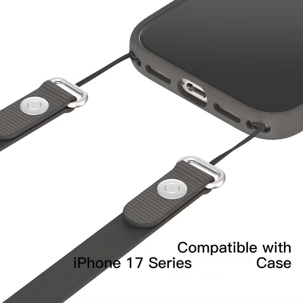 Für Offiziell Original 1:1 Magnetischer Crossbody-Tragegurt Handyhülle Lanyard Für iPhone 17 Pro Max Verstellbarer Nackenriemen Lanyard Abdeckung