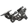 Motorcycle License Plate Bracket with LED Light Precise Shockproof Fit for 4in Base Road‑Legal Motorbike