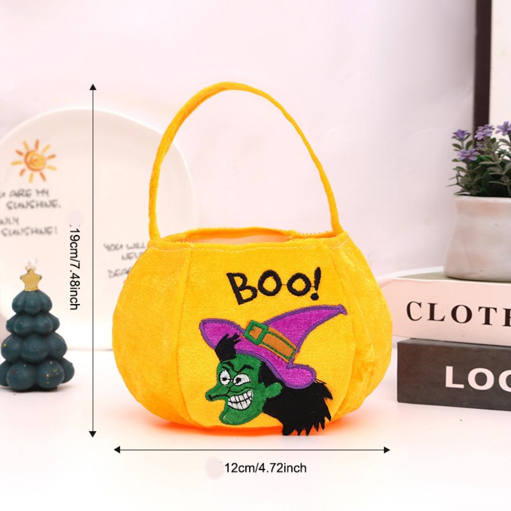 Ghost Halloween Candy Bag Gifts Pouch Halloween Candy Bucket Cute Snack Storage Bag Children Style 2