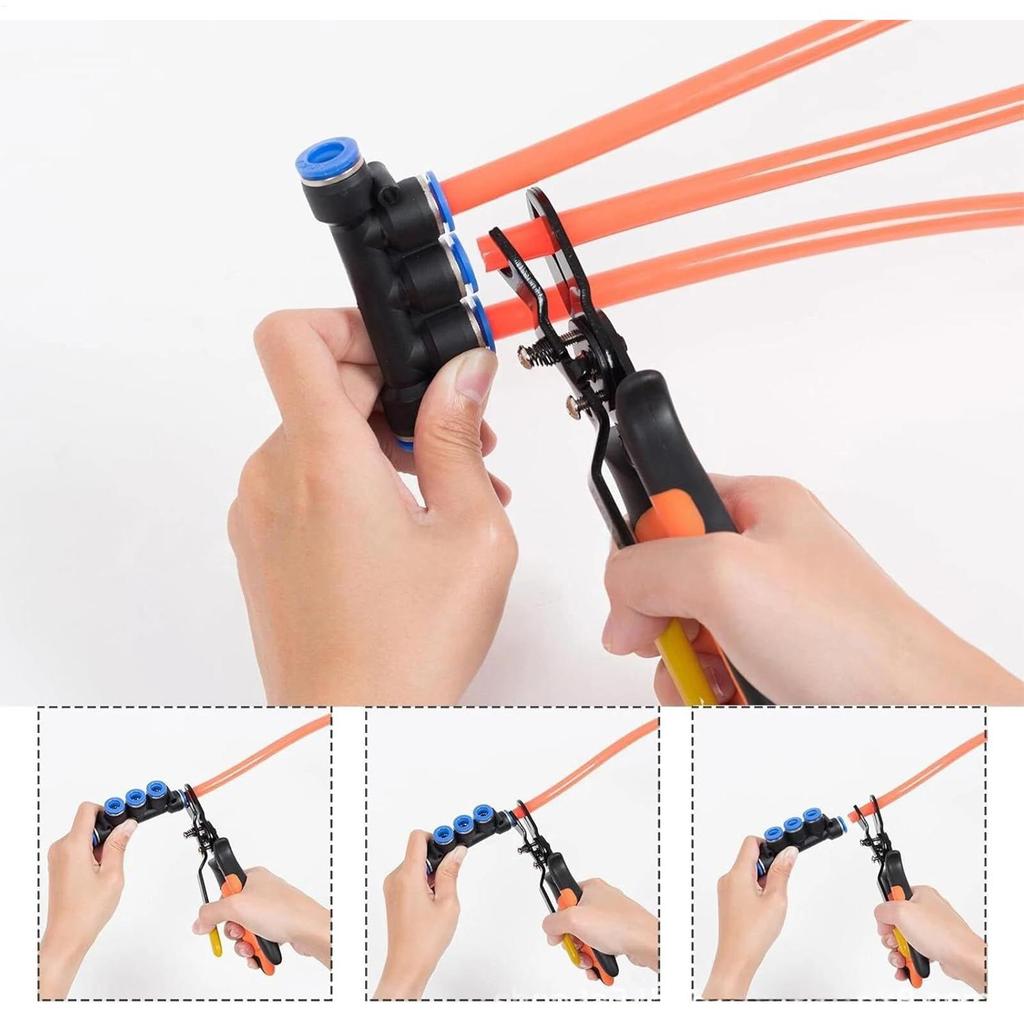 Carbon Steel Air Line Removal Tool Comfortable Portable Push To Connect Hose Release Pliers Removal Tool for Mechanics Tools