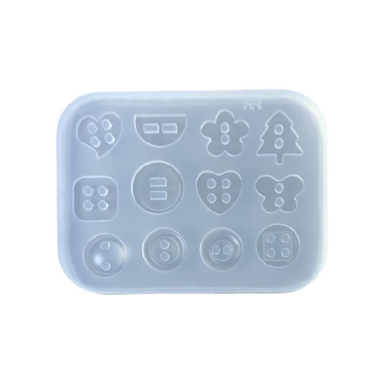 Multifuntional Silicone Molds Button Theme Craft Supplies for Chocolate Candy and Fondant Perfect for Baking Enthusiasts