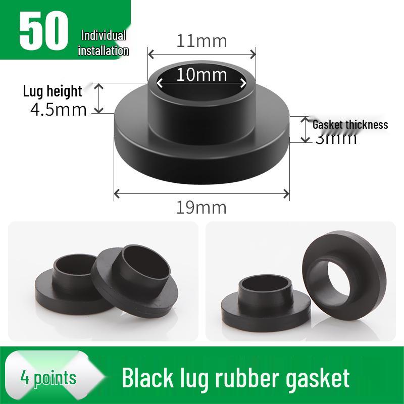 4-Punkt Silikondichtung & 6-Punkt Gummihahn-Unterlegscheiben-Set