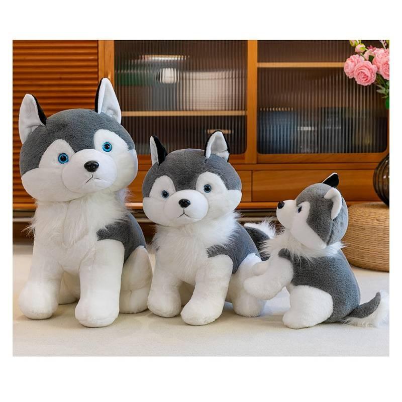 Toy Plush Husky Cartoon Stuffed Animal Doll Sleep Decoration Kids Gift Birthday