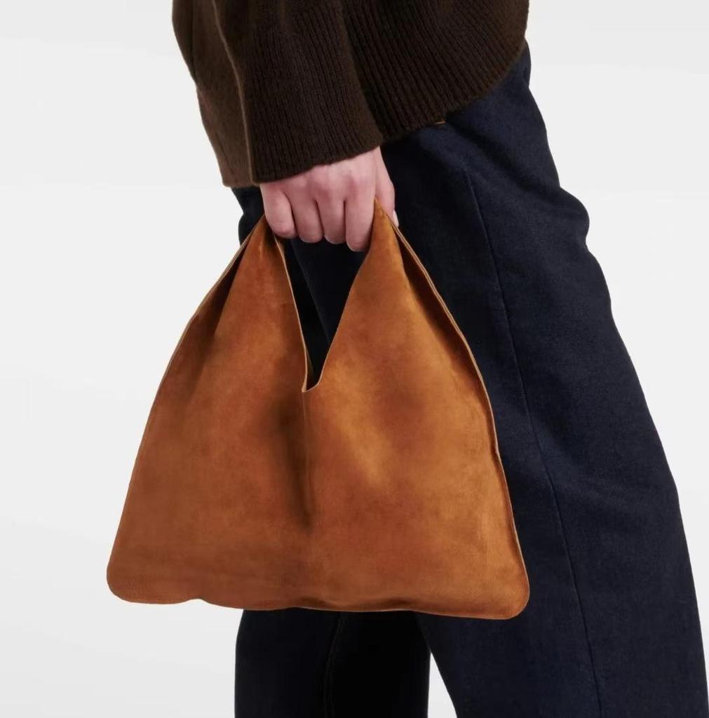 The Row 2025 New Triangle Hobo: Minimalist Versatile Handbag, Trendy Underarm Shoulder Bag