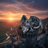 Gothic Black Dragon Sculpture Large Size Dragon Decoration Dragon Ornaments  Gifts
