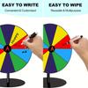 Desktop Prize Turn Plate Fortune Wheel Spinnings Game Lucky Draws Rotating wheels Erasable Fortune Wheel