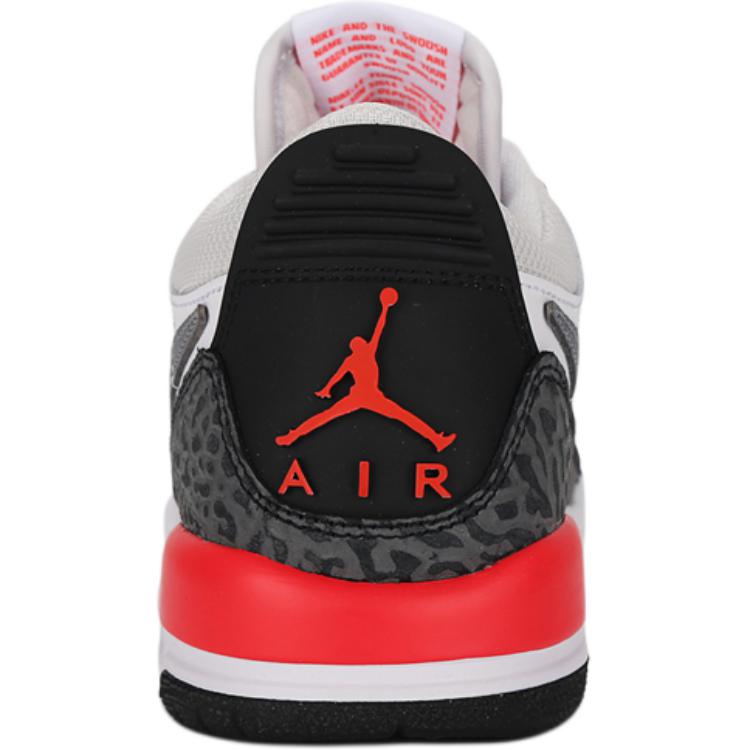 Jordan Legacy 312 Bequeme Vielseitige Low-Top Kinder Basketballschuhe Unisex Sneaker Weiß CD9054113