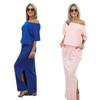 Elegant Summer Loose Pocket Dress Featuring Stylish Cutout Design And Soft Knit Fabric