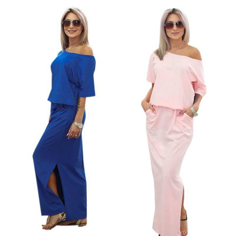 Elegant Summer Loose Pocket Dress Featuring Stylish Cutout Design And Soft Knit Fabric