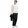 FILA WHITE Sweatshirts Men's Cloud White Crew Neck Moderate F51M533201F-WT