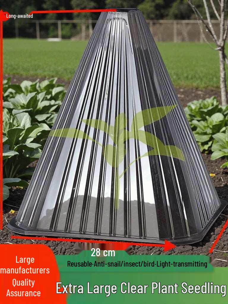 Durable Seedling Protection Cover: Windproof, Frostproof, Insect & Bird Barrier for Vegetables, Reusable Greenhouse Shield