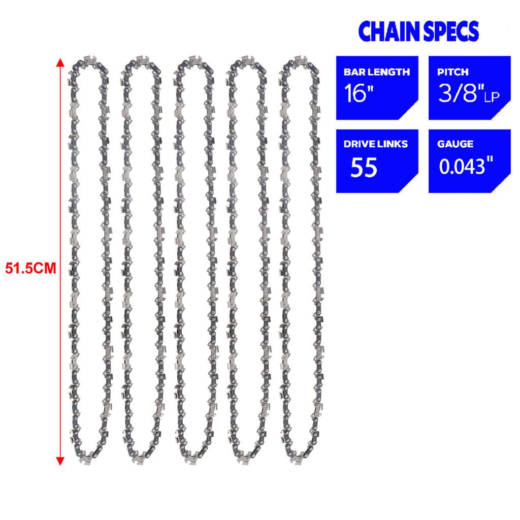For Garden And Yard Use 16 Inch Metal Chainsaw Chain Parts 55 DL Saw Chain Semi Chisel For Wood Cutting