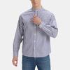 Levis Comfortable Striped Minimalist Stand Collar Long Sleeve Shirt Men Shirts 003MY-0003