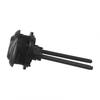 Round Black Toilet Flush Button for Efficient Water Usage in Bathrooms