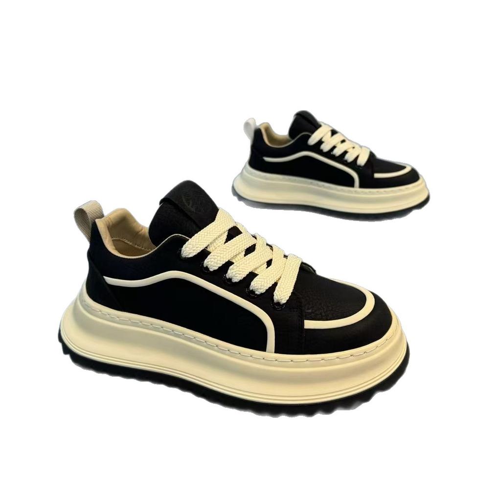 Herbst neue Plateauschuhe abriebfest Outdoor Freizeitsportschuhe Schüler Board Schuhe