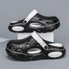 Summertime Mens Sandal Shoes New Home Garden Shoes Plush Comfort Platform Mens Slide Shoes Anti-Skid Daily Beach Footwear Plus Size Sandal Shoes 46