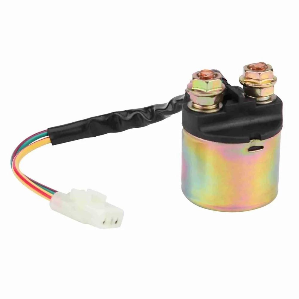 

New Compatible Metal Starter Solenoid Relay Plastic 1.9 * 1.3Inch Starter Relay Solenoid for Rancher Parts for HondaTRX300 A