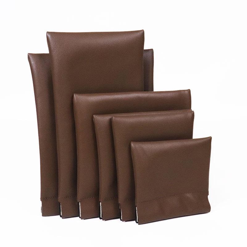 Waterproof PU Leather Makeup Bag with Snap Closure - Portable Storage & Coin Purse