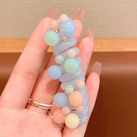 4Pcs Hair Rope Non-Damage Elastic Hair Ties Women Girls Reusable Non-Slip Bubble Braided Headband Hair Accessories