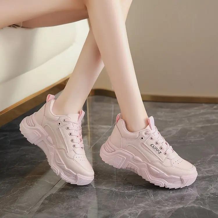 Women Sneakers Spring New Womens Casual Shoes Comfortable Wear-resistant Womens Platform Shoes   Running Shoes for Female