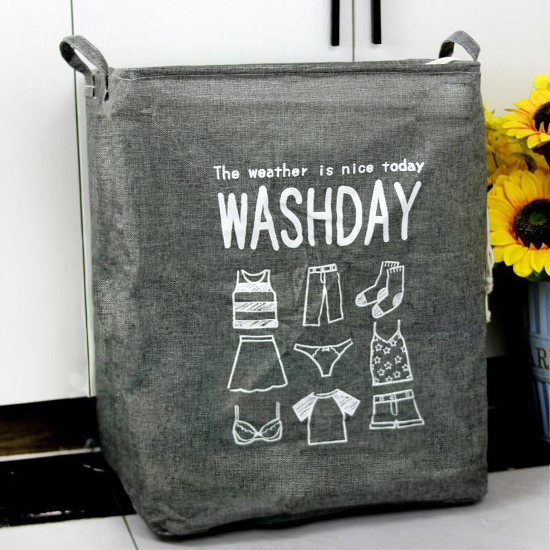 Modern Simple Laundry Basket With Foldable Design For Bedroom And Hotel Use