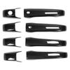8pcs Carbon Fibre Style Door Handle Cover Trim Replacement for Jeep Patriot Grand Cherokee Durango