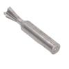 Dovetail Router Bit 4 Flute Milling Cutter Carbide Cutting Slotting Tool for Woodworking 10x80 Degrees x60L
