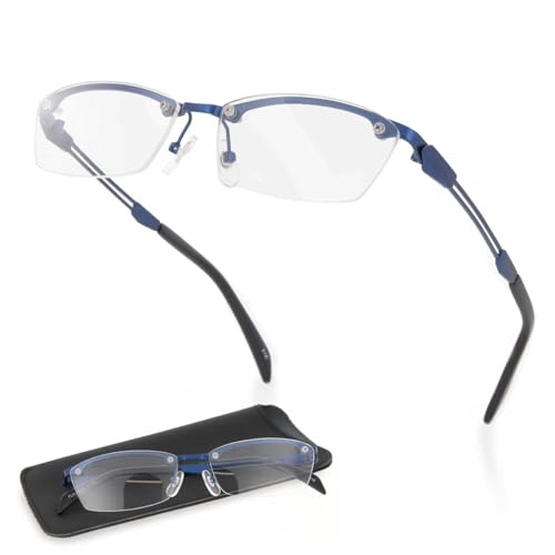 FEEL LIFE Men s Reading Glasses FLM-002-2+1.50 Blue Matte