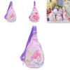 Kuromi Kids Cartoon Chest Bag With Polyester Material For Daily School Use