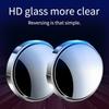 360° Adjustable HD Rainproof Stick-On Rearview Mirror Blind Spot Mirror, Parking Assistance Helper