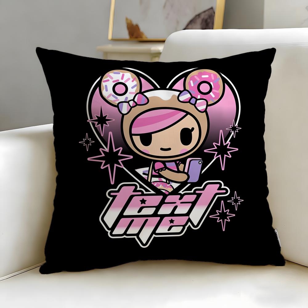 

popular fashion brand Tokidoki Cushion Cover Soft EasyWash Pillow Case Versatile for Couch Bed Travel and Office 30X30cm