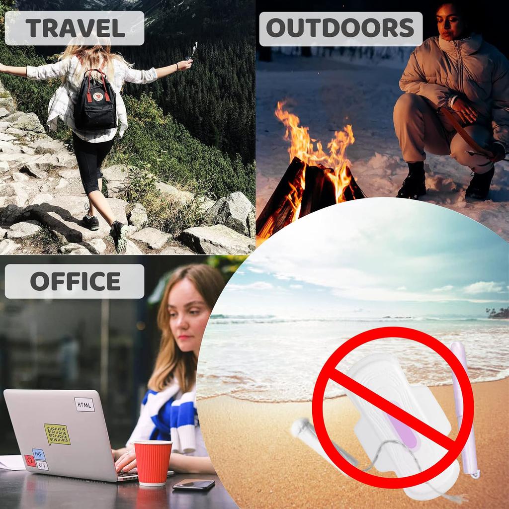 20Pcs/50Pcs Sanitary Napkin Disposal Bags,Women Feminine Hygiene Disposal Bags for Tampons and Pads, Personal Disposal Bag Self-