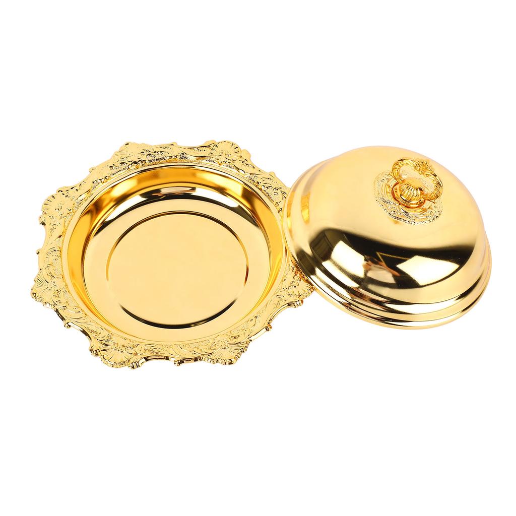 Butterdose Rund Vintage Dekorativ Butter Servierplatte mit Deckel für Kühlschrank Arbeitsplatte