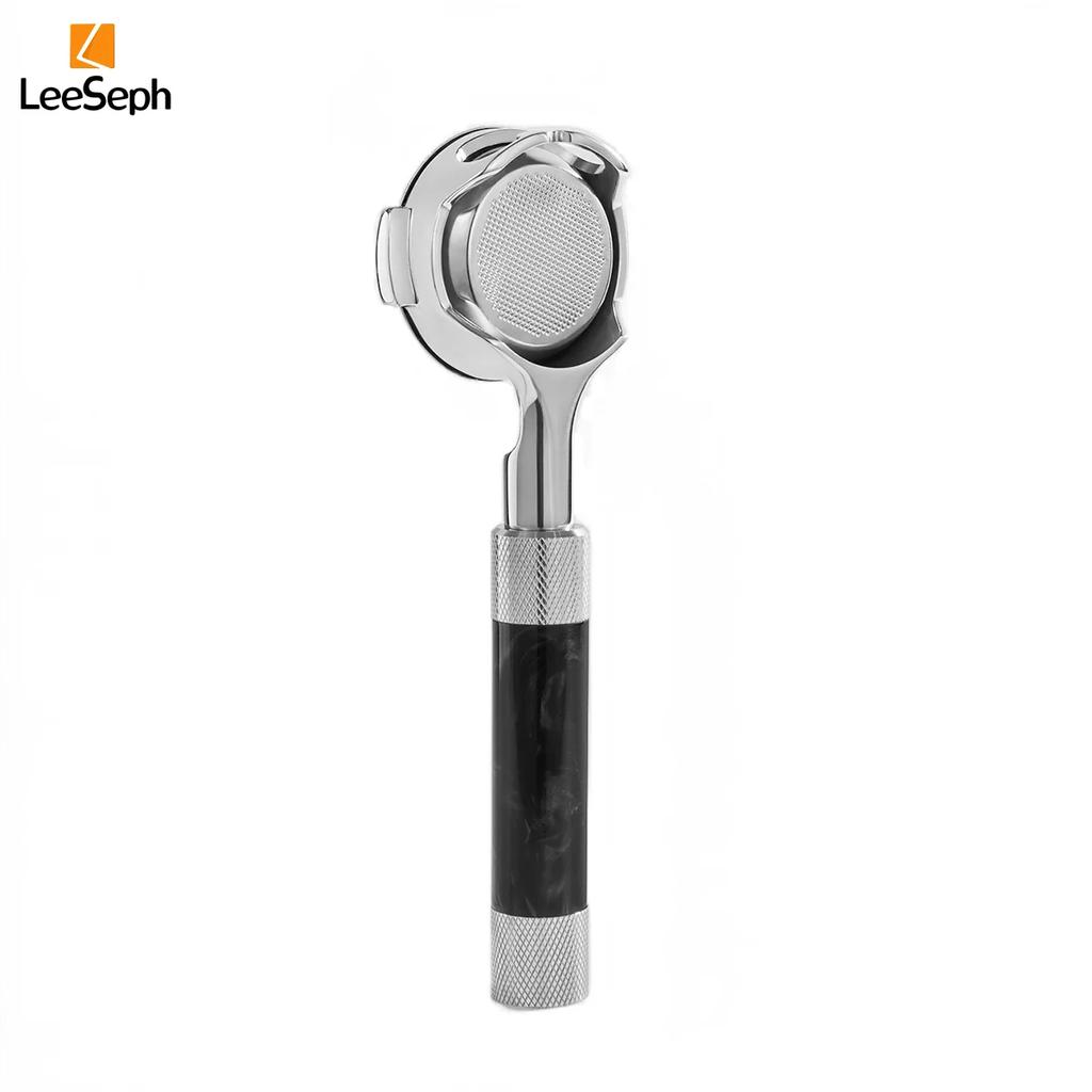 58mm Bottomless Portafilter for E61 Group Head 2 Ears, Portafilter with Stainless Steel Filter Basket, Coffee Accessories