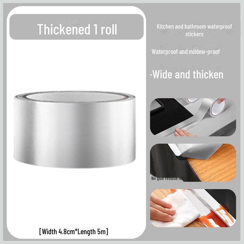 

Лента из алюминиевой фольги: Наклейки для щелей кухонной плиты, устойчивые к высоким температурам, водонепроницаемые, маслостойкие, устойчивые к плесени Large size, 5cm wide * 5m long