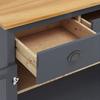 VidaXL Buffet Hill Range Grey 90x40x80 Cm Solid Pine Wood