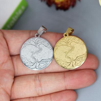 2Pcs/lot Viking Tree of Life Norse Rune Charms Pendants For Diy Supplies Jewelry Making Finding Accessories