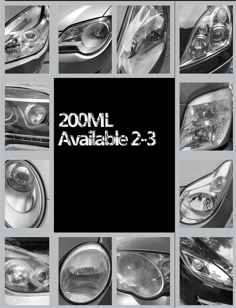 110V Car Headlight Lens Yellowing Aging Restoration Kit Refurbished Atomized Cup