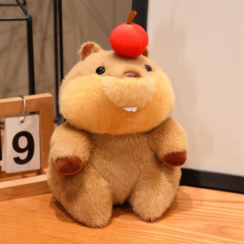 Cute Animal Series Doll Cake Bear Joke Bear Lucky Cat Groundhog Bee Flying Pig Doll Stuffed Animal Plush Toy Classic Gift
