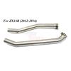 For Kawasaki ZX14-R ZX-14R ZX14R ZX14 2006-2011 2012-2016 Motorcycle Exhaust System Slip-On Middle Link Pipe Racing Bike Elbow