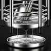 Utensil Holder with Drainage Tray Ventilated Chopsticks Organizer Silver